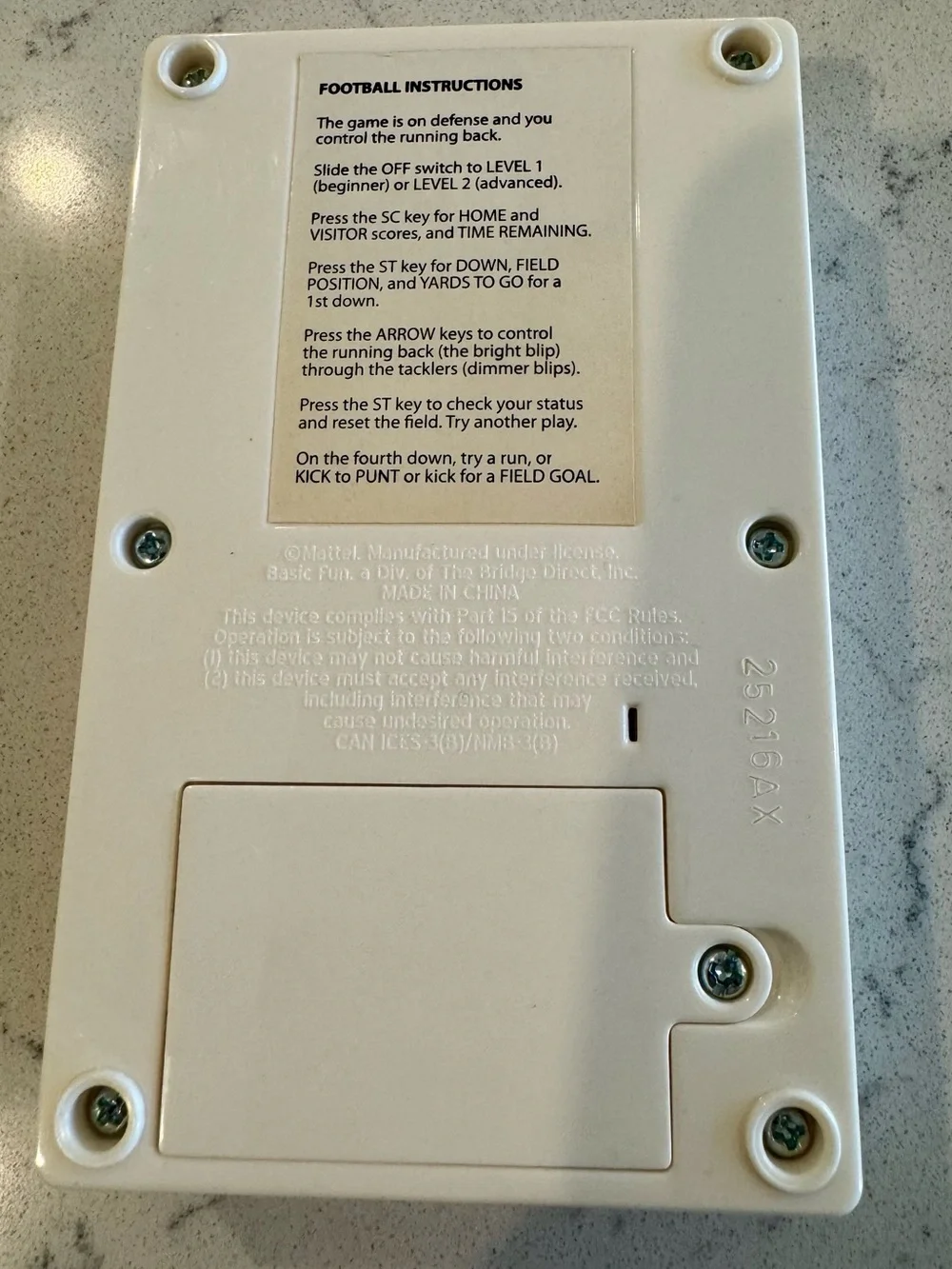Mattel vintage electronic